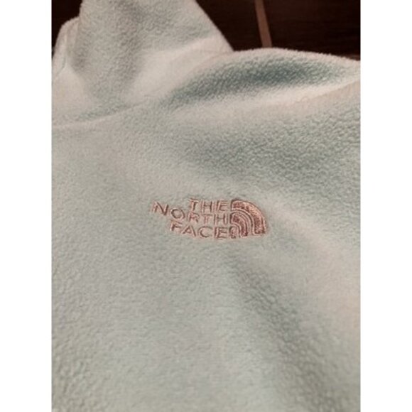 The North Face Youth XL Quarter Zip Pullover Green - Picture 2 of 3